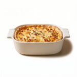 Danny Home Porcelain Square Casserole Baking Dish – Premium 21cm Compact Ceramic Baker, Alpine White (CPK-047) - Image 2