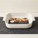 Danny Home Porcelain Rectangular Baking Dish – Premium 29cm Ceramic Casserole Pan, Alpine White (CPK-045) - Image 3