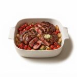 Danny Home Porcelain Rectangular Roaster Dish – Premium 34cm Oven-to-Table Ceramic Baking Pan, Alpine White (CPK-046) - Image 2