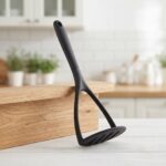 Danny Home Silicone Smooth Potato Masher 26cm - DH3904-BLACK - Image 2