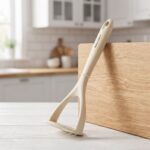 Danny Home 26cm Silicone Potato Masher – Heat-Resistant Non-Stick Vegetable Press & Puree Tool (DH3904-WHITE) - Image 2