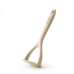 Danny Home 26cm Silicone Potato Masher – Heat-Resistant Non-Stick Vegetable Press & Puree Tool (DH3904-WHITE)