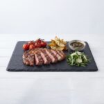 25 x 15CM Rectangular Natural Stone Slate Slab Tray and Charcuterie Board - CZT44-02 - Image 2