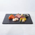 30 x 20 CM Rectangular Natural Stone Slate Slab Tray and Large Charcuterie Board - CZT44-03 - Image 2