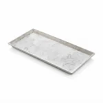 Formel Royal Marble Pattern Oblong Melamine Serving Platter and Long Charcuterie Tray 35 x 18cm - M802