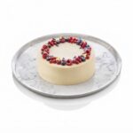 Formel Royal Marble Pattern Round Melamine Serving Platter and Appetizer Tray 35cm Diameter - M808 - Image 2