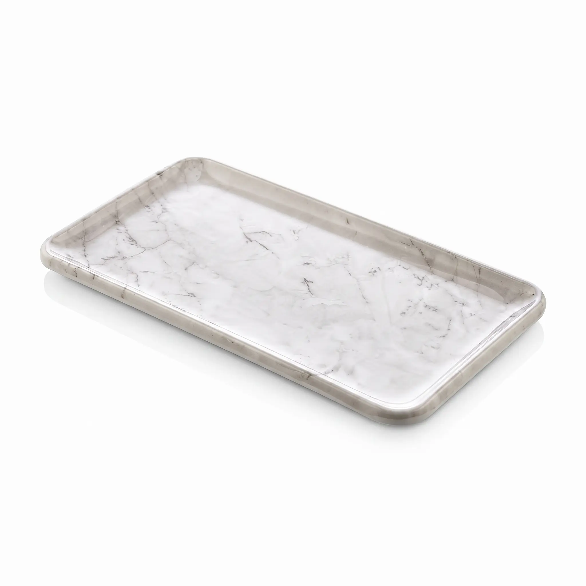 Royal-Marble-Melamine-Platter-h2cm-325x177cm_Kitchenware_9753_3.webp Formel Royal Marble Effect Rectangular Melamine Pastry Platter and Side Serving Tray 32.5 x 17.7cm - BM461 - Image 1