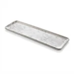 Formel Royal Marble Effect Elongated Melamine Buffet Platter and Long Banquet Serving Tray 53 x 16cm - BM463