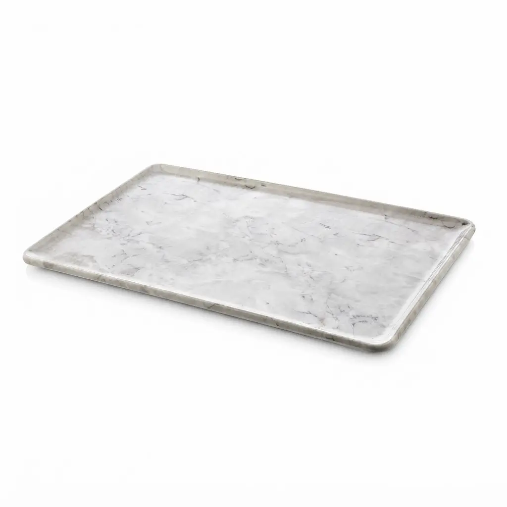 Royal-Marble-Melamine-Platter-h2cm-53x325cm_Kitchenware_9756_3.webp Formel Royal Marble Pattern Extra Large Rectangular Melamine Gastronorm Serving Platter and Catering Tray 53 x 32.5cm - BM464 - Image 1