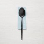 Matte Black Stainless Steel 12.1cm Dessert Spoon Set 2-Piece - ZYB094-4MB - Image 3
