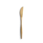 Danny Home 2-Piece Gold Stainless Steel Dinner Knife Set – Luxury 22cm Flatware, Matte Metallic Finish (ZYB094-1MG)