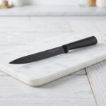 20cm Stainless Steel Precision Paring Knife with Matte Black Non-Stick Coating and Ergonomic Handle - DH3621-BLACK - Image 2