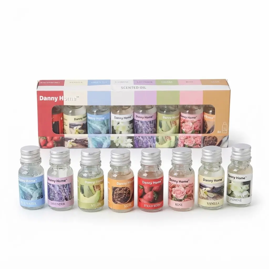 Scented-Aromatherapy-Fragrance-Oils-8pcs10ml_Home-Deco_17611_3.webp Multi Scented Aromatherapy Essential Fragrance Oil Assortment Gift Set 8-Piece 10ml Flasks - AT21-01 - Image 1