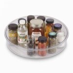 High-Performance 28.5cm Clear Rotating Lazy Susan Turntable Organizer (HO-086) - Image 2