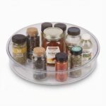 High-Performance 24cm Clear Rotating Lazy Susan Turntable Organizer (HO-085) - Image 2