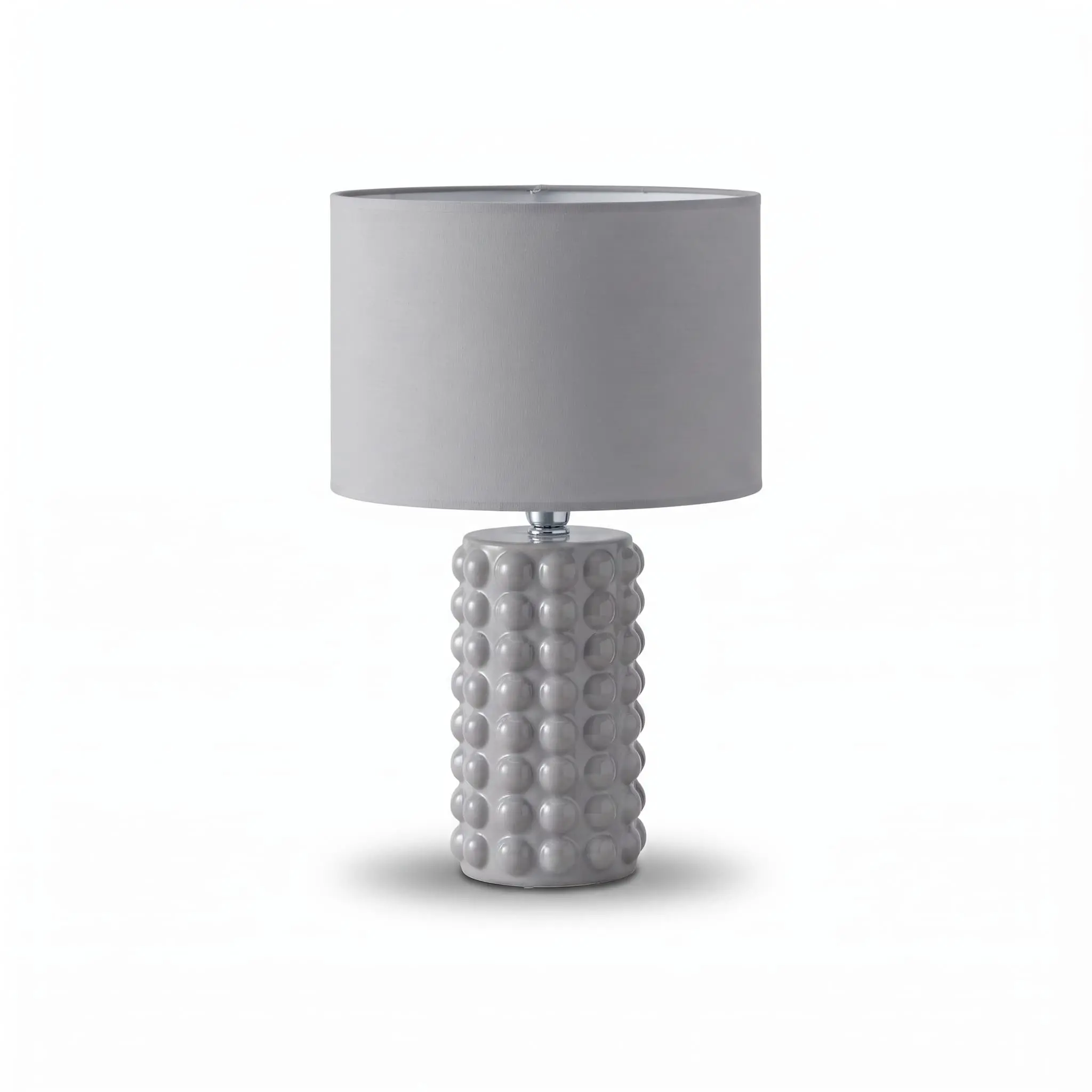 Side-Table-lamp_Furniture-Lighting_11691_3.webp Danny Home 39cm Gray Bubble Lamp - Modern Textured Ceramic Accent Light - Image 1
