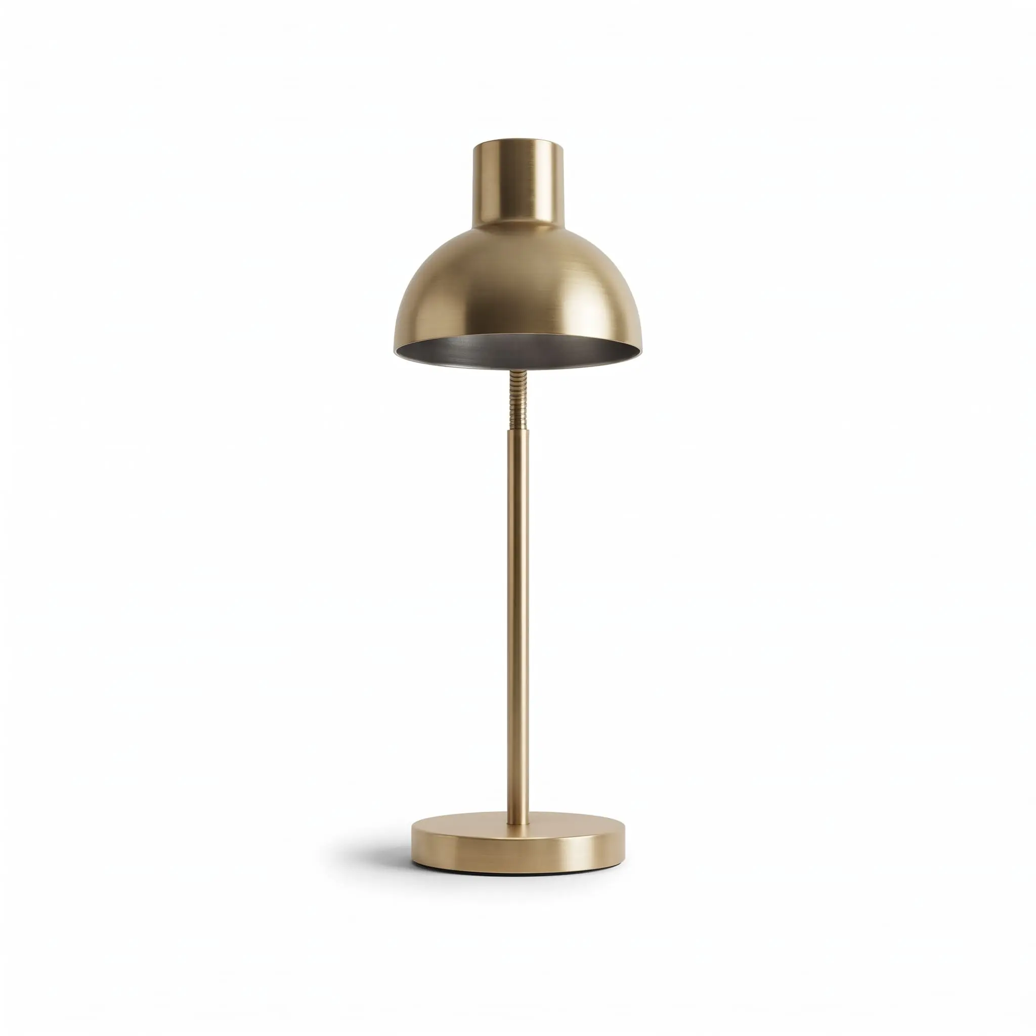 Side-Table-lamp_Furniture-Lighting_11716_3.webp Danny Home TL-002 Bedside Light | Luxury Satin Brass Mushroom Dome Executive Desk Lamp – ~20x20x48cm - Image 1