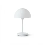 Danny Home TL-033-4 Nightstand Light | Pure White Minimalist Iron Stem Desk Lamp – ~20x20x32cm