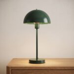 Danny Home TL-033-3 Nightstand Light | Forest Green Minimalist Iron Stem Desk Lamp – ~20x20x32cm - Image 2
