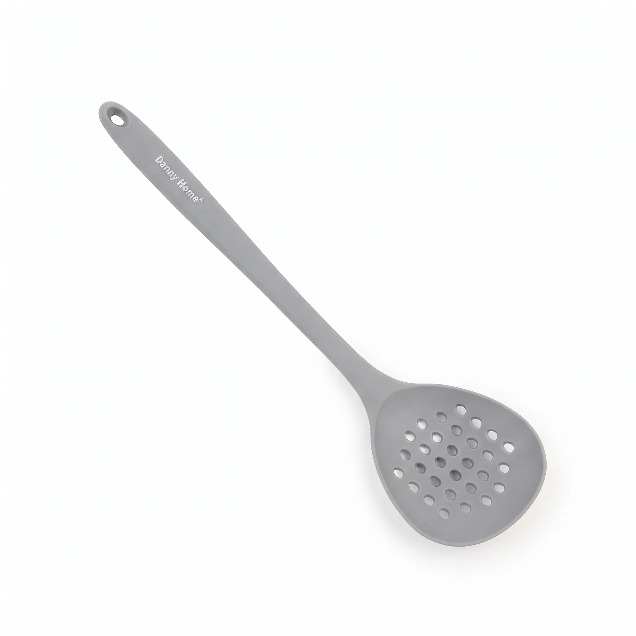 Silicone-Skimmer-35cm-_Kitchenware_12169_3.webp Danny Home 35cm Silicone Cooking Skimmer – Professional Mesh Strainer & Slotted Ladle Spoon, Sleek Slate Gray (DH3822-GREY) - Image 1