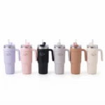 Premium 780ml Double-Wall Vacuum Insulated Tumbler – Stainless Steel Travel Travel Mug with Handle & Straw (Model MCM-10)