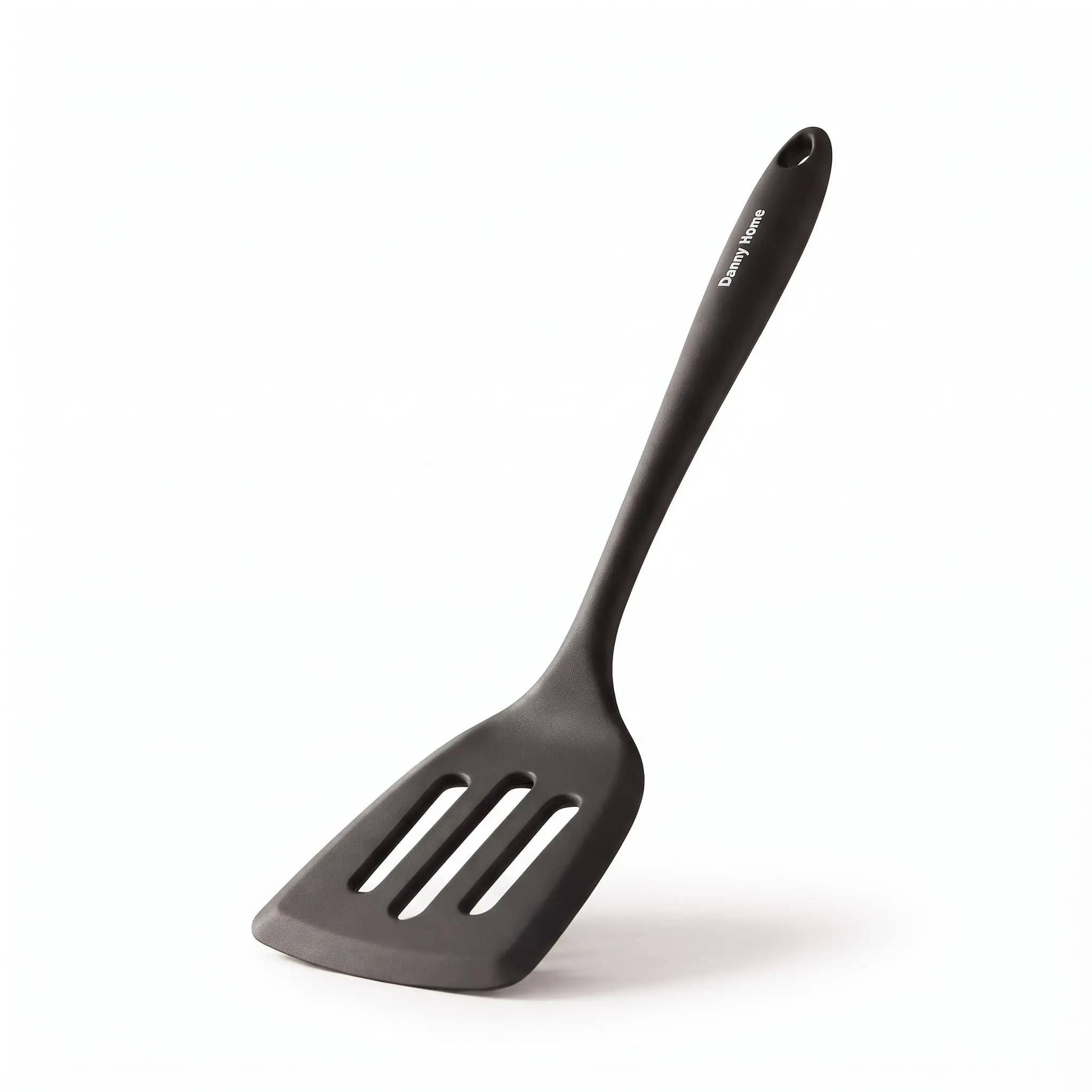 Slotted-Turner-30.5cm-Silicone_Kitchenware_17685_3.webp Danny Home Silicone Slotted Spatula Turner 30.5cm - DH3585-BLACK - Image 1