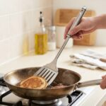 Premium Stainless Steel Slotted Turner Spatula (32cm) | SKU: SM12 - Image 2