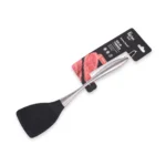 Danny Home Silicone & Stainless Steel Solid Turner (33cm) | SKU: DH3964-BLACK