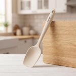 Danny Home 26.5cm Silicone Spatula Spoon – Non-Stick Heat-Resistant Baking Scraper (DH3588-WHITE) - Image 2