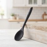 Danny Home Silicone Mini Soup Spoon 21.7cm - DH3592-BLACK - Image 2