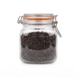 Danny Home Clear Glass Square Mason Storage Jar with Airtight Clip Top Lid - 750ml - Image 2