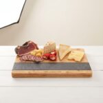 Danny Home Rectangular Bamboo & Slate Cutting Board (27x18cm) | SKU: CZT44-29 - Image 2