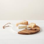 Danny Home Round Marble & Wood Cheese Board (35x25cm) | SKU: CZT44-20 - Image 2