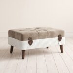 Tufted Trunk Storage Ottoman Bench with Tapered Legs | SKU: 21999337 - Image 3