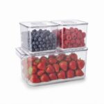 Premium Stackable Clear Food Storage Bin Set with Lids (HO-017) - Image 2