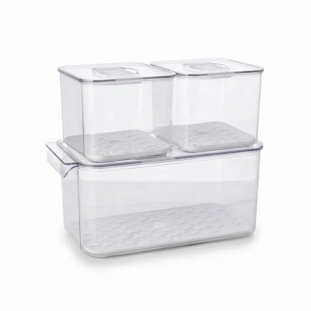 Storage-with-lid-14.214.211.7cm-M2-23.314.712.2cmL1-PET-1312g_Kitchenware_11413_3.webp Premium Stackable Clear Food Storage Bin Set with Lids (HO-017) - Image 1