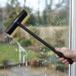 High-Performance 20x50cm Reinforced Polymer Window Cleaner with Sponge Scrubber and Heavy-Duty Squeegee (DM23-091) - Image 2
